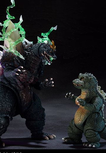 S.H.MonsterArts   哥斯拉大战太空哥斯拉 太空哥斯拉+小哥斯拉 特别配色