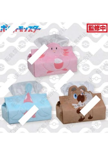 宝可梦 奖品抽纸盒外壳~吉利蛋/岩狗狗/迷布莉姆~ | Hpoi手办维基