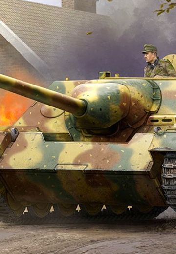 编号:80152 1/35 装甲车辆系列 德III/IV型混合底盘歼击坦克(长身管E型) | Hpoi手办维基