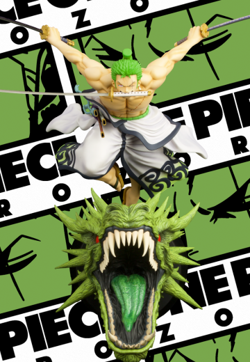 壁挂艺术系列 航海王 和之国 索隆 三刀流 | Hpoi手办维基