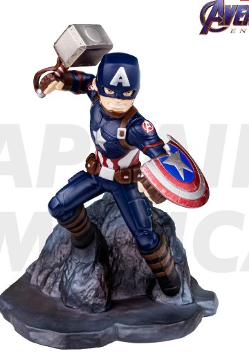 复仇者联盟4：终局之战 带着盾牌和雷神之锤的美国队长 | Hpoi手办维基