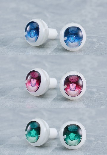 粘土娃 娃眼（海军蓝/粉红心/湖绿星） | Hpoi手办维基