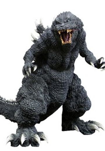 巨型系列 哥斯拉（2001年版）组装套件 透明背鳍版 | Hpoi手办维基
