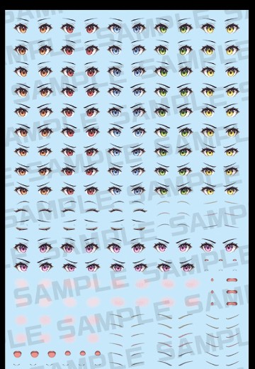 女神装置 M.S.G BUSTER DOLL 骑士用眼睛贴纸套装 | Hpoi手办维基