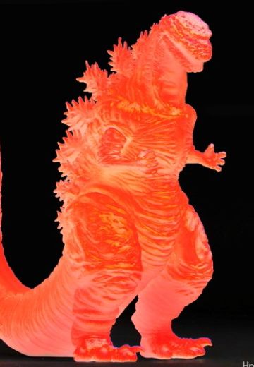 东宝大怪兽系列 新·哥斯拉 哥斯拉2016 红色透明版 | Hpoi手办维基
