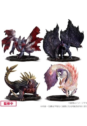 CFB CUBE 怪物猎人系列 四件套（黑蚀龙、神秘红光天彗龙、愤怒怨虎龙、泡狐龙） | Hpoi手办维基