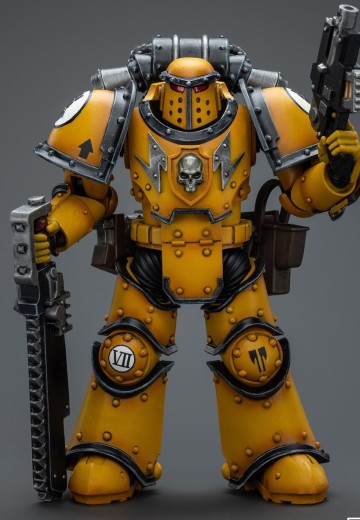 战锤:荷鲁斯之乱 帝国之拳 MkIII军团掠夺者小队 装备链锯剑的掠夺者军团 | Hpoi手办维基