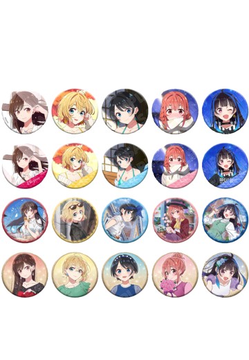 租借女友 线上抽赏 四季的女友 E奖 75mm徽章 | Hpoi手办维基