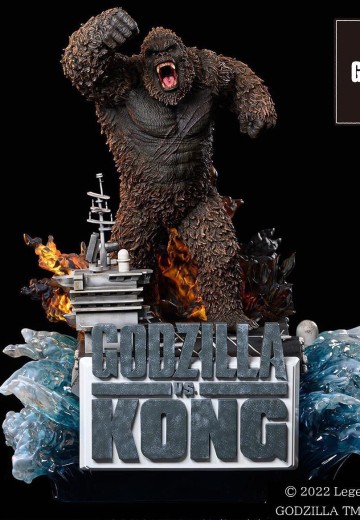 哥斯拉大战金刚 金刚（2021）传奇雕像 | Hpoi手办维基