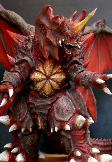 东宝怪兽系列 第19弹 哥斯拉大战戴斯特洛伊亚 戴斯特洛伊亚 完全体 | Hpoi手办维基