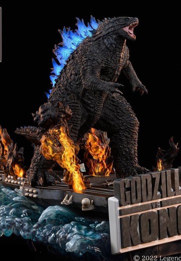 哥斯拉大战金刚 哥斯拉（2021）传奇雕像 | Hpoi手办维基