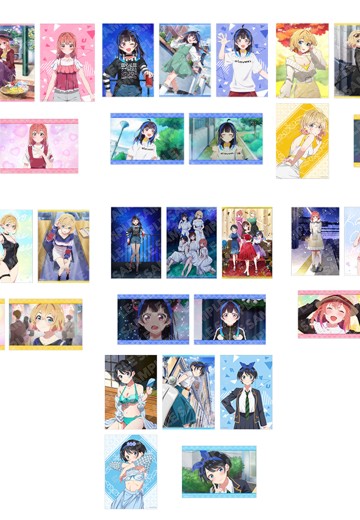 租借女友 线上抽赏 四季的女友 D奖 明信片套装