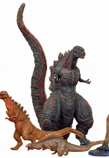 东宝怪兽系列 第31弹 新·哥斯拉 4体套装