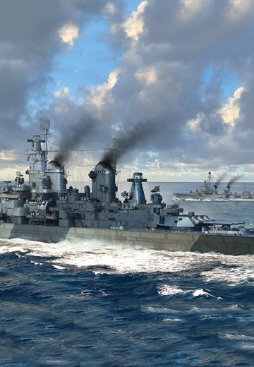 编号：06749 1/700 世界战舰系列 美国“依阿华”号战列舰BB-61