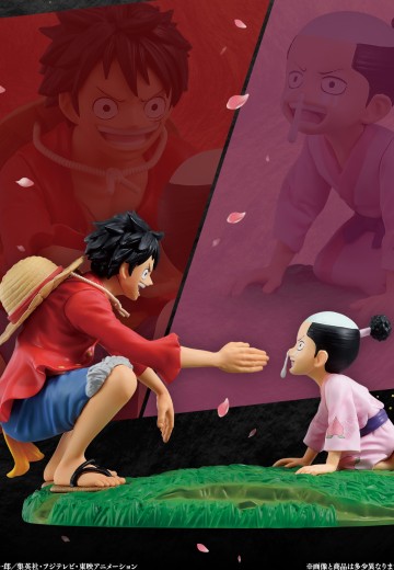 一番赏 航海王 新的曙光 C奖 安慰时刻 -路飞 与 光月桃之助-