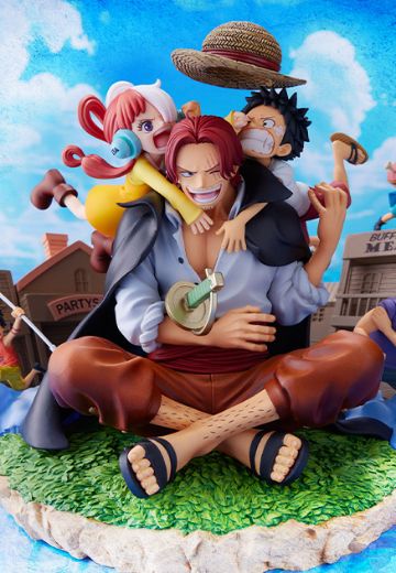 SUPER MASTER STARS DIORAMA -尾田荣一郎绘制 航海王：红发歌姬 特别插画-手办 | Hpoi手办维基