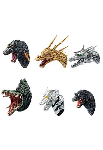 一番赏 哥斯拉 大怪兽列传 F奖 怪兽头雕磁铁