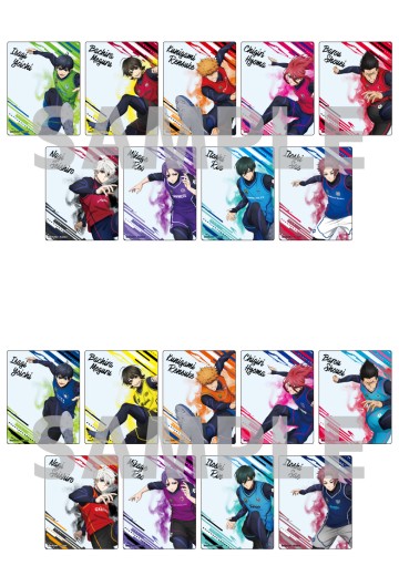 蓝色监狱 角色亚克力卡01/02 套装 | Hpoi手办维基