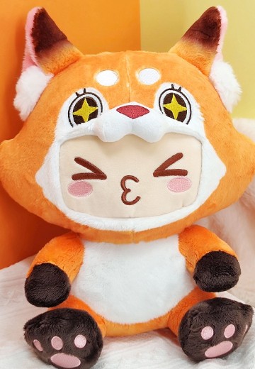 元梦之星 坐姿毛绒 小红狐 | Hpoi手办维基