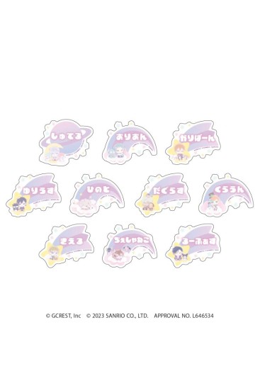 梦王国与沉睡的100名王子 铭牌徽章01 套装 | Hpoi手办维基