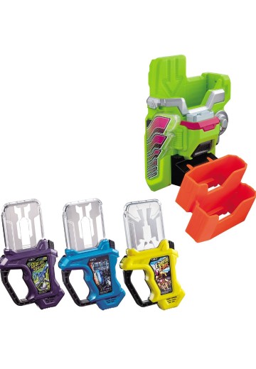 假面骑士艾克赛德系列 SUPER BEST DX三大骑士卡带+必杀技卡槽挂扣 | Hpoi手办维基