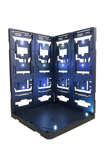 LED拼装机库底座（预涂装款） 黑蓝色 | Hpoi手办维基