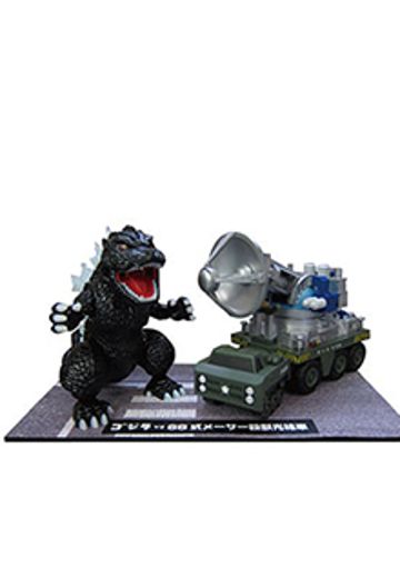 小哥斯拉系列 No.SPOT1 哥斯拉 VS 66式 Maser杀兽光线车 对决套装 | Hpoi手办维基