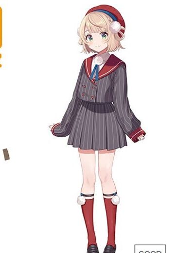 粘土人 虚拟主播 时雨羽衣 普通服裝