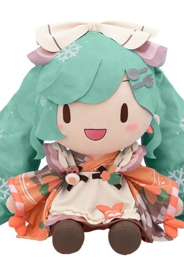 初音未来系列 雪未来2024  Fuwa Petit 可爱软绵绵玩偶 超大尺寸 | Hpoi手办维基