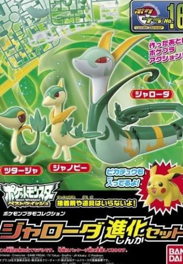 宝可梦拼装模型系列 No.16 进化系列 君主蛇进化套装 | Hpoi手办维基