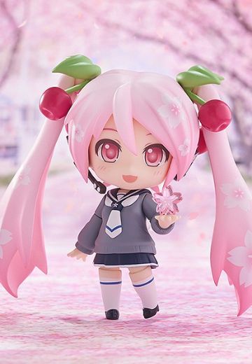 良笑赏 樱花未来2024 终极大奖 粘土人#2331-b 樱花未来（水手服 异色版） | Hpoi手办维基