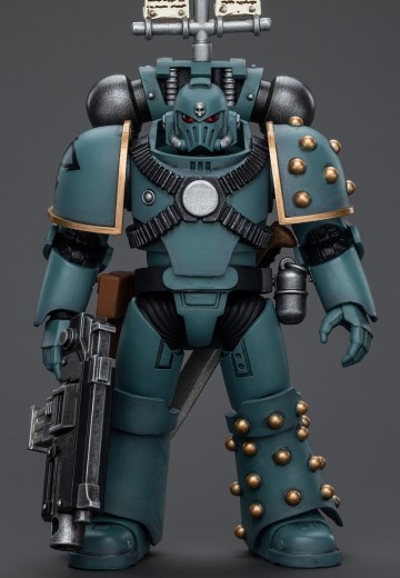 战锤:荷鲁斯叛乱 荷鲁斯之子 MKVI 战术小队 佩戴军旗的士兵 | Hpoi手办维基