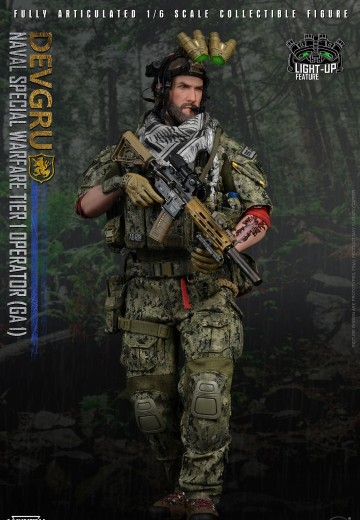 SS135A/B 海军特种作战部队发展大队 金队队长（GA 1) 珍藏可动人偶 | Hpoi手办维基