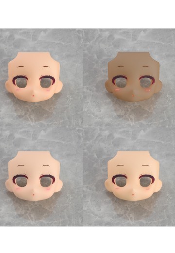 粘土娃 多变脸部零件 盯视眼：带妆（桃色/古铜色/奶油色/杏仁奶色） | Hpoi手办维基