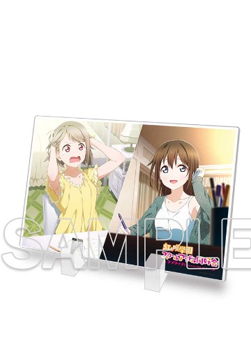 爱与演唱会! 虹咲学园学园偶像同好会 迷你亚克力板 霞+雫 | Hpoi手办维基