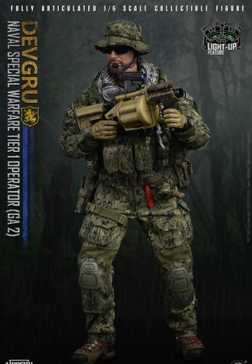 SS136 海军特种作战部队发展大队 金队侦察队员（GA 2) 珍藏可动人偶 | Hpoi手办维基