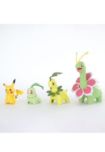 宝可梦拼装模型 No.1 进化系列 大竺葵进化套装 | Hpoi手办维基