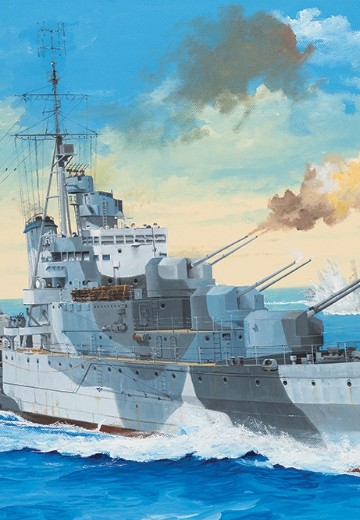 编号：05366 1/350 世界战舰系列 英国皇家海军水中仙女号巡洋舰