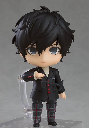 粘土人#2435 女神异闻录5皇家版 主人公（雨宫莲） 校服版 | Hpoi手办维基