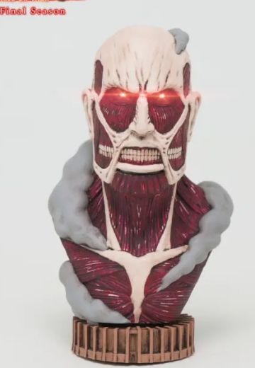 进击的巨人 最终季 超大型巨人 立体造型悠游卡 | Hpoi手办维基