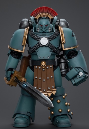 战锤:荷鲁斯叛乱 荷鲁斯之子 MKVI 战术小队 装备动力拳的军士 | Hpoi手办维基