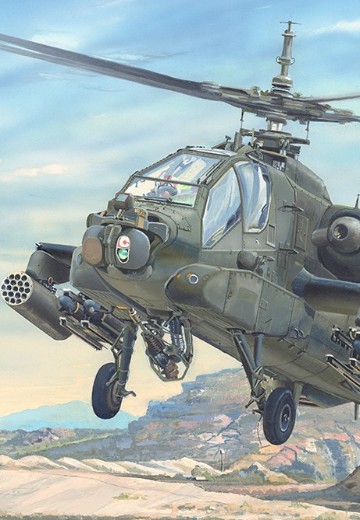 编号：05114 1/35 军用飞机系列 AH-64A“阿帕奇”直升机-早期型 | Hpoi手办维基