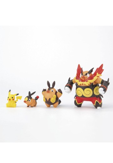 宝可梦拼装模型 No.15 进化系列 炎武王进化套装 | Hpoi手办维基