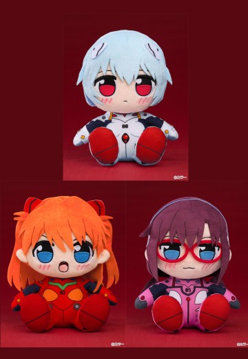 KURIPAN 新世纪福音战士新剧场版：破 毛绒玩偶 绫波零/式波・明日香・兰格雷/真希波·真理·伊拉丝多莉亚斯 | Hpoi手办维基