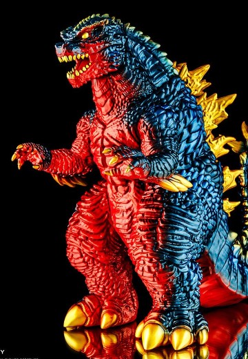 哥斯拉大战金刚2：帝国崛起 哥斯拉软胶 复古泰坦变体 | Hpoi手办维基