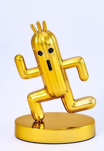 最终幻想 镀光艺术摆件 黄金仙人掌