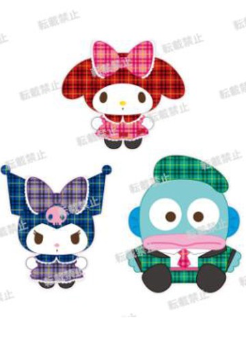 三丽鸥角色 格子图案×格子图案毛绒玩偶2 | Hpoi手办维基