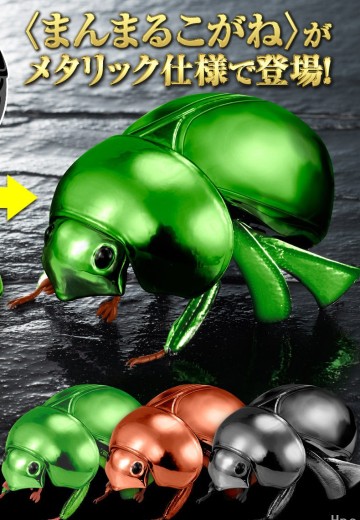 生物大图鉴 金属暗球驼金龟甲 套装 | Hpoi手办维基