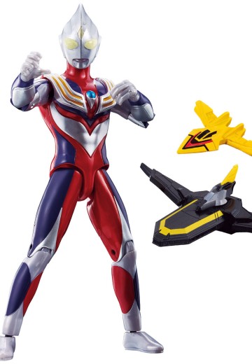 奥特超可动人偶 迪迦奥特曼 复合型 胜利飞燕套装