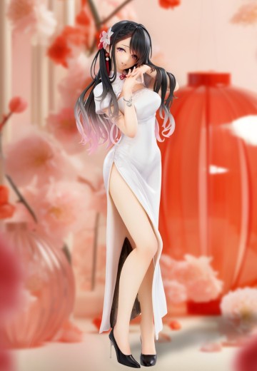 治愈系白色旗袍姐姐